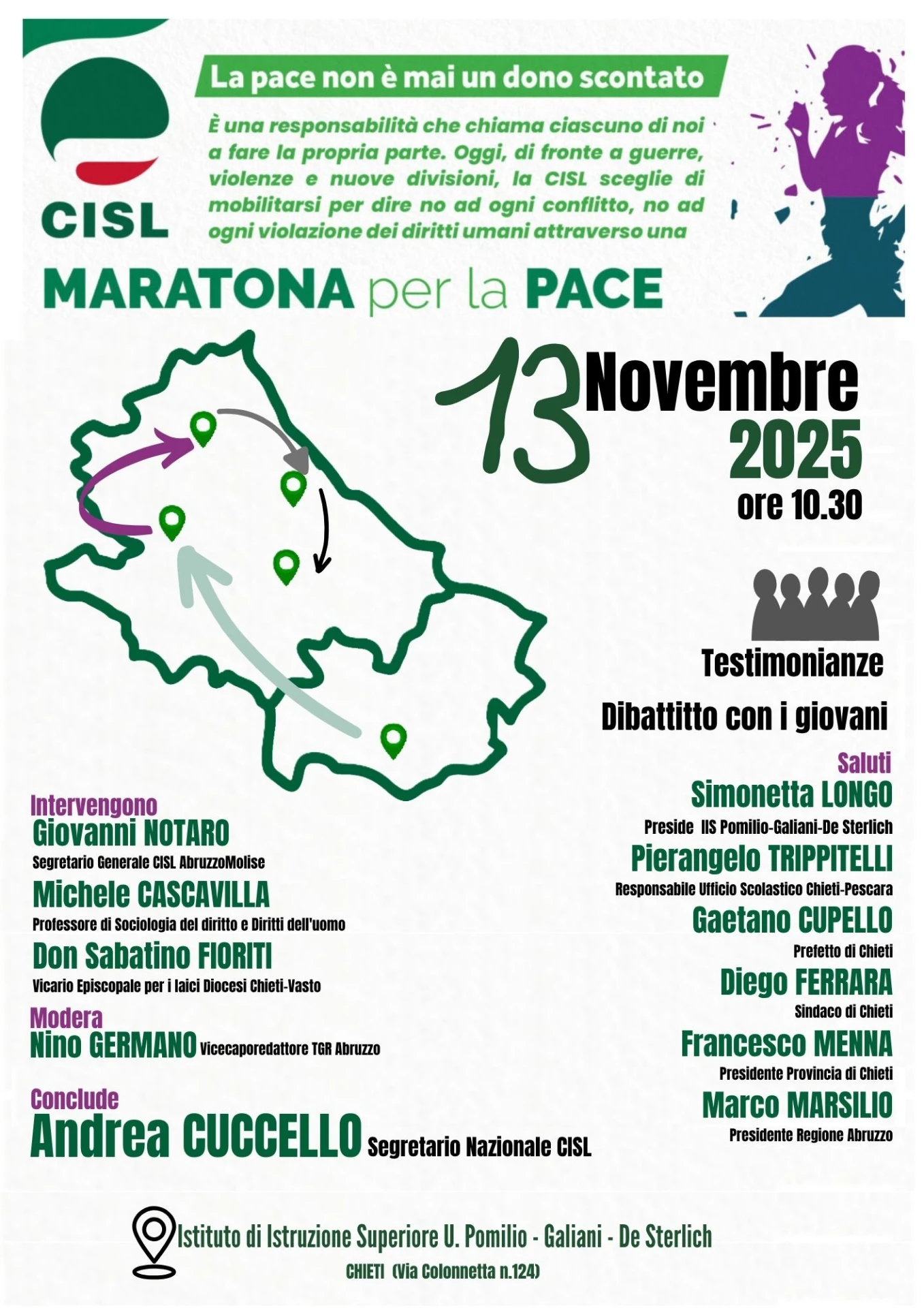 🌈“Maratona per la Pace”
