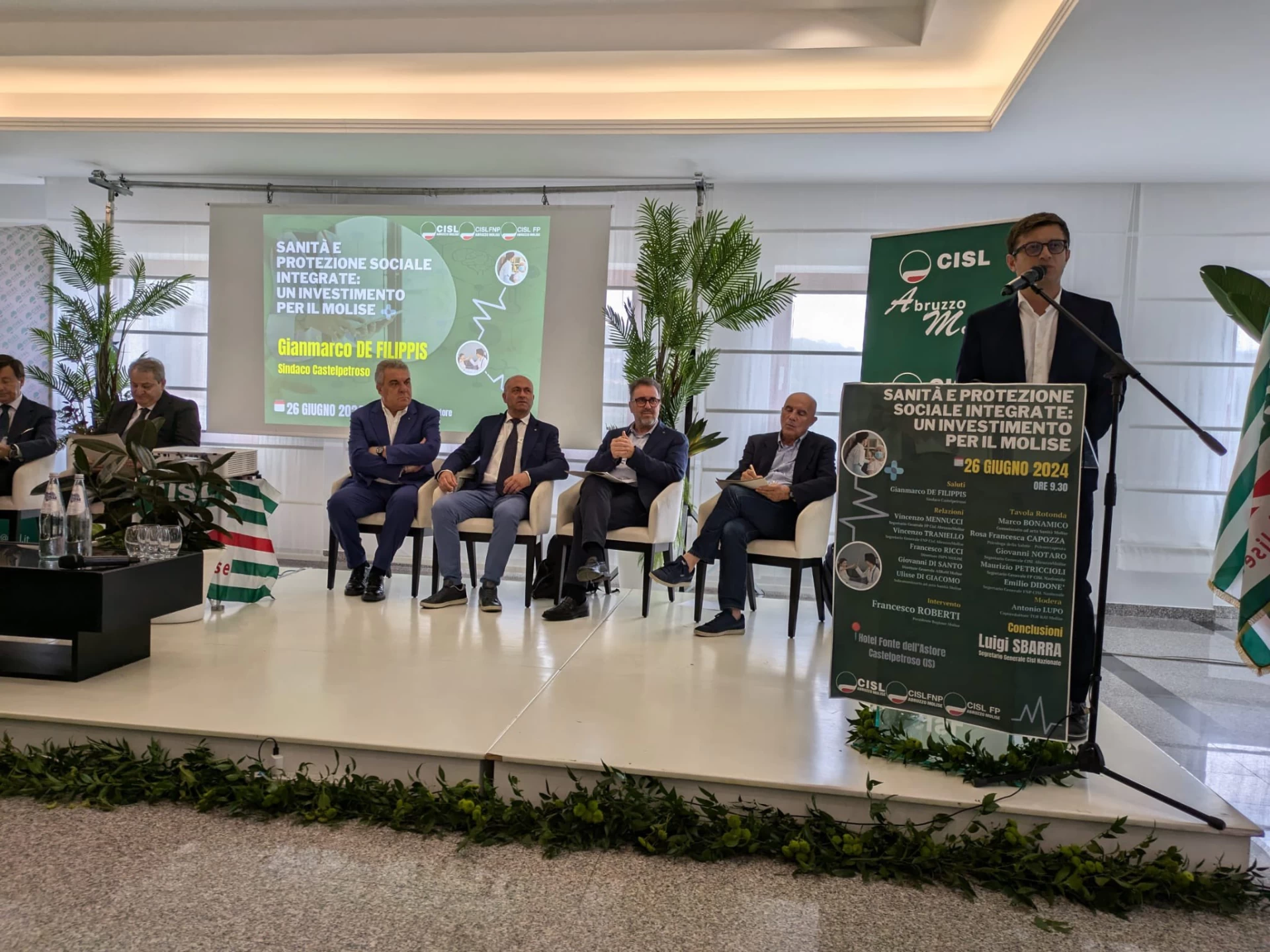 Convegno“Sanità e protezione sociale integrate: un investimento per il Molise”.